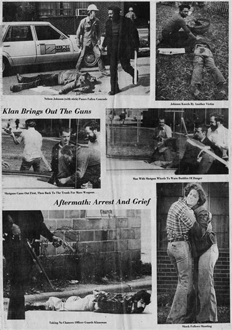 Images From The Greensboro Record From The Day After The Shooting Note