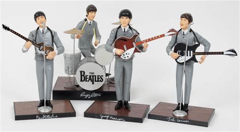 1991 The Beatles Apple Corps Hamilton Doll Figurines Complete Set W