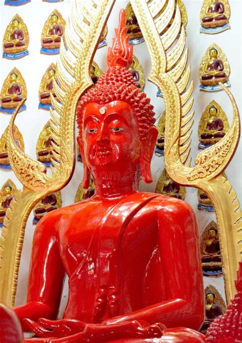 Sculpture Buddha Red Stock Image Image Of Thailand Chiang 37853795