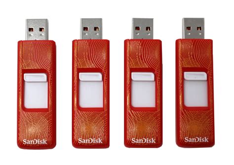 Sandisk Cruzer Sdcz36 008g 8gb Usb 20 Flash Drive Orange Pack Of 4