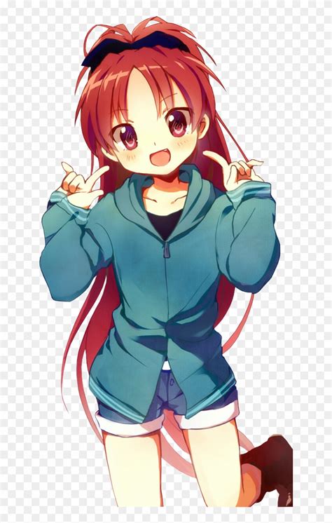 Anime Little Girl Red Hair Clipart 2983853 Pikpng