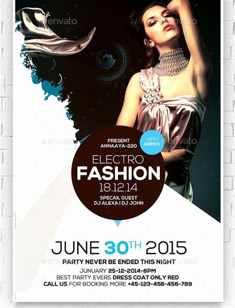 Fashion Show Flyer Template Free New 30 Best Fashion Flyer Templates