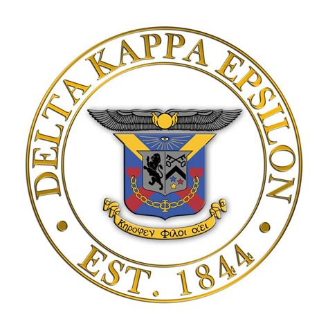 Delta Kappa Epsilon Circle Crest Decal Sale 699 Greek Gear