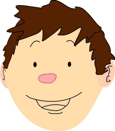 Boy Face Clip Art Free Vector In Open Office Drawing Svg Svg
