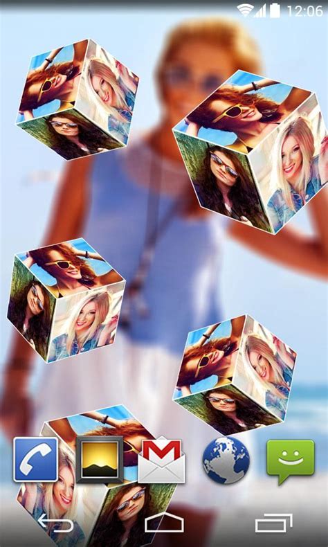 Kalau begitu, kamu bisa download wallpaper bergerak berikut ini! 3D Photo Cube Live Wallpaper for Android - APK Download