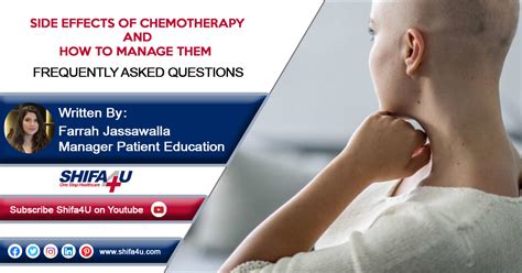 Side Effects Of Chemotherapy And How To Manage Them