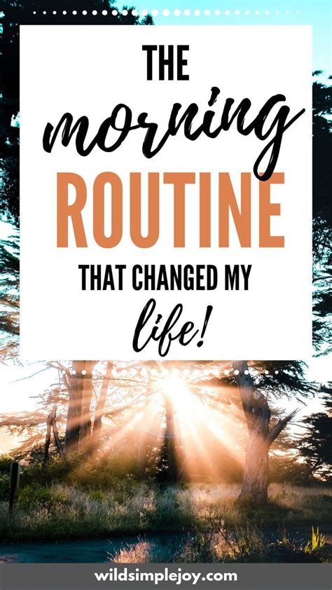 Your Best Morning Routine For Productivity Morning Routine Change