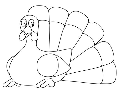 Turkey Coloring Pages Free Print