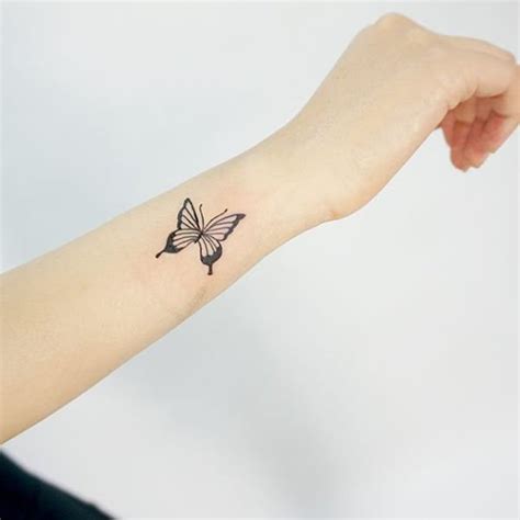 30 Simple Butterfly Tattoos