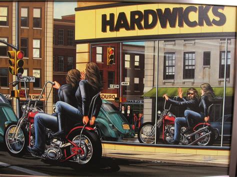 Motoblogn David Mann The Norman Rockwell Of Biker Art Gallery 2