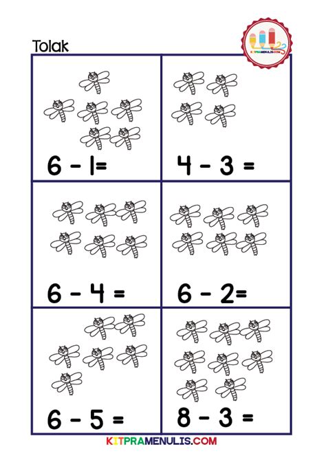 pdf puan matematik tingkatan 3 latihan pengukuhan poligon 2. Latihan Matematik Operasi Tolak Prasekolah - KitPraMenulis