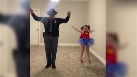 State Trooper Dad Joins Daughter In At Home Dance Concert CNN Video