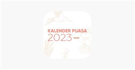 ‎kalender Puasa 2023 On The App Store