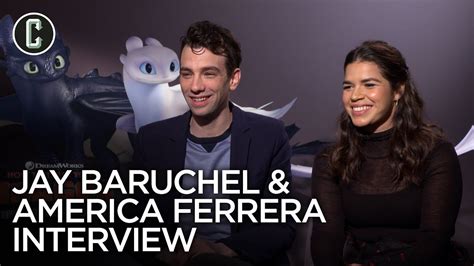 How To Train Your Dragon 3 Jay Baruchel And America Ferrera Interview