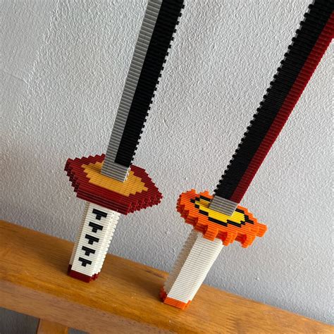 Demon Slayer Lego Sword Kimetsu No Yaiba Rengoku Giyu Tomioka Hobbies