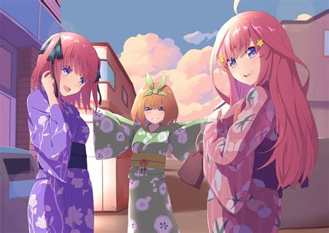 The Quintessential Quintuplets Hd Yotsuba Nakano Nino Nakano Ichika