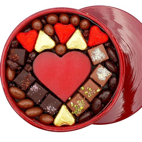 Boite De Chocolats Pour La Saint Valentin En Forme De Cœur