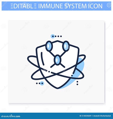 Lymphatic System Line Icon Stock Vector Illustration Of Nodes 214034609