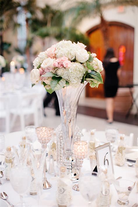 Hydrangea Rose Centerpiece Elizabeth Anne Designs The Wedding Blog