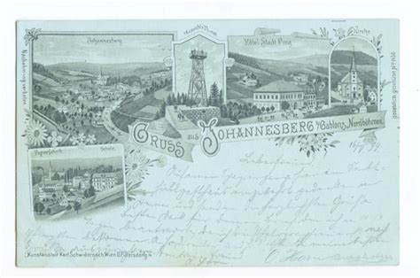 Okres Jablonec Nad Nisou Johannesberg Janov Nad Nisou 1899 Aukro