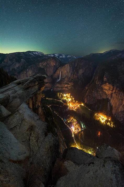 Interesting Photo Of The Day Yosemite Valley At Night