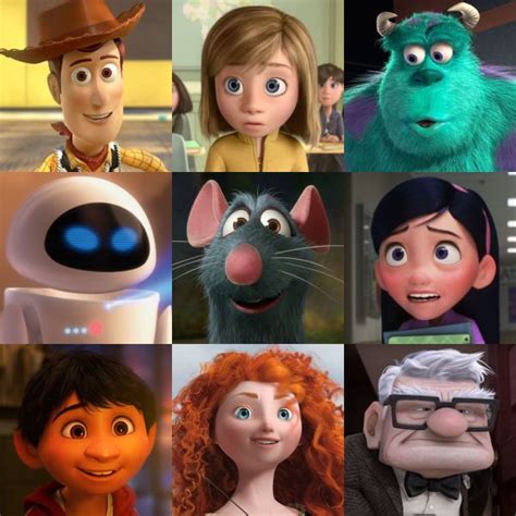 Can You Match These Pixar Characters To Their Names