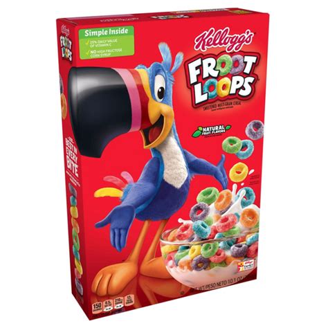 Kelloggs Froot Loops Regular Size 286g 16ct Mad About Candy