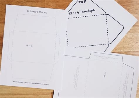 Make Your Own Envelopes Envelope Tutorial Envelope Template