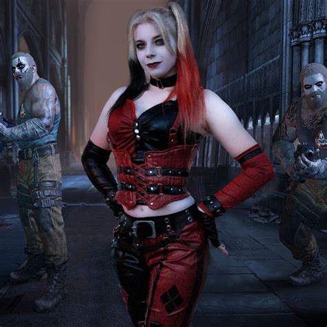 Batman Arkham City Harley Quinn Cosplay Costume Adult Women Etsy