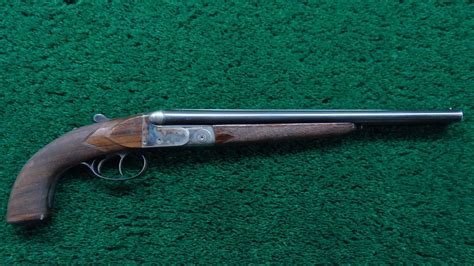Db33 One Of A Kind 410 Double Barrel Pistol By Francotte M Merz