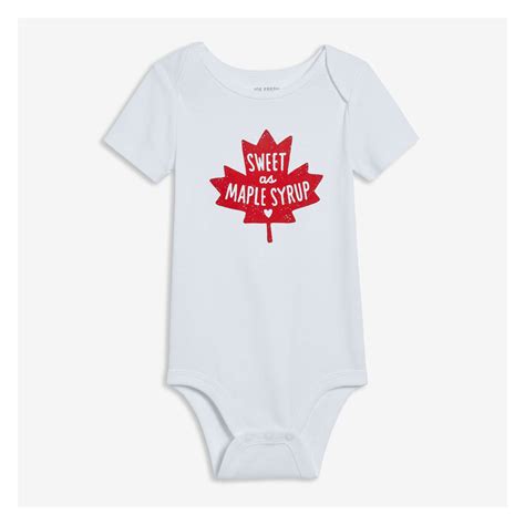 Get Your Little Canadian Ready To Celebrate With Our Bodysuit Featuring