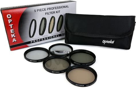 Opteka 46mm High Definition² Professional 5 Piece Filter Kit Includes