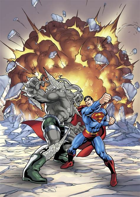 Dawn of justice featured quite the climactic moment, with classic superman baddie doomsday making a huge, intimidating entrance — intimidating enough to elicit an oh, s—t. Superman vs Doomsday Wall Mural | Wallsauce. | Batman and ...