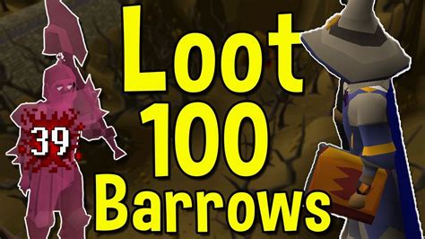 Loot From 100 Barrows Chests Using Fire Wave And The Tome Of Fire