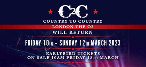 The O2 On Twitter Just Announced 🆕 C2cfestival Is Back For 2023 Returning To Theo2 Between