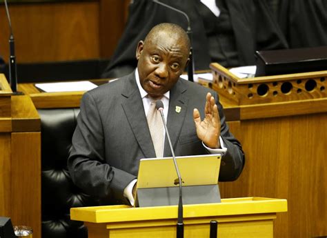 • the president should be addressed as president obama or mr. 11 key quotes from President Cyril Ramaphosa's State of ...