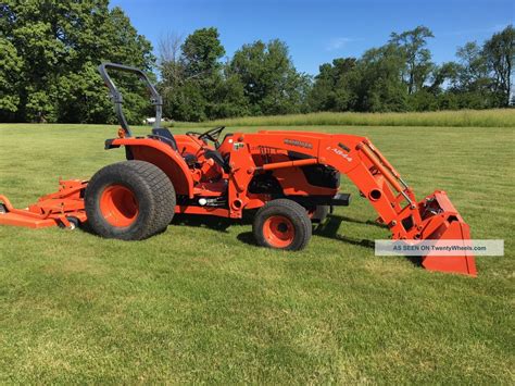 Kubota Mx5100 240 Hours Loader And Finish Mower Skid Steer Quick Connect