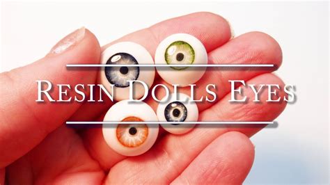 Resin And Polymer Clay Dolls Eyes Tutorial Youtube