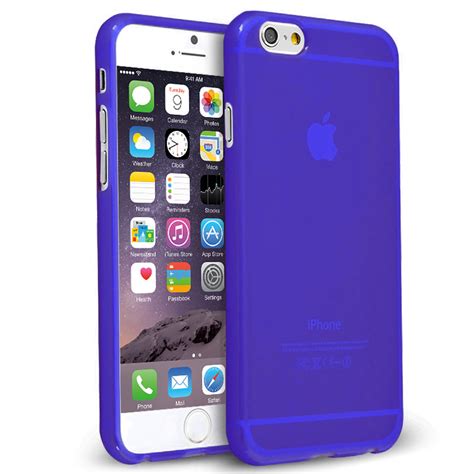 Flexi Case For Apple Iphone 6s Smoke Blue