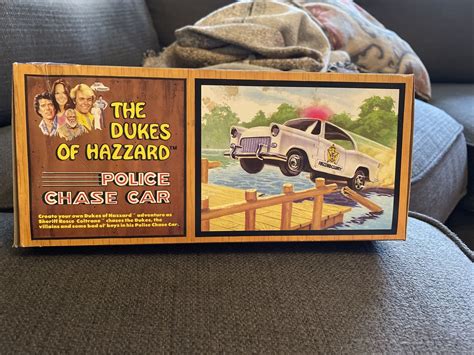Vintage 1981 Mego The Dukes Of Hazzard Police Chase Car With Rosco