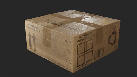 Artstation Cardboard Boxes 3d Model Game Assets