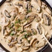Creamy Mushroom Sauce Recipe - Posh Journal