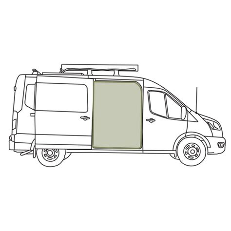 VanEssential FORD TRANSIT BUG SCREEN SLIDING DOOR