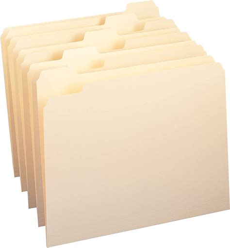 Smead File Folder 15 Cut Tab Assorted Positions Letter