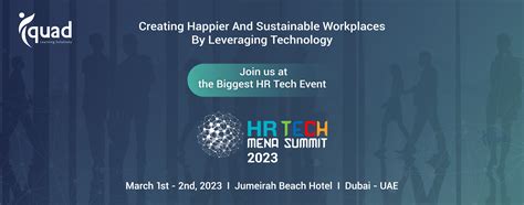Visit Us At Hr Tech Mena 2023 Iquad Learning Solutions