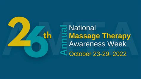 Save The Date National Massage Therapy Awareness Week Nmtaw Amta