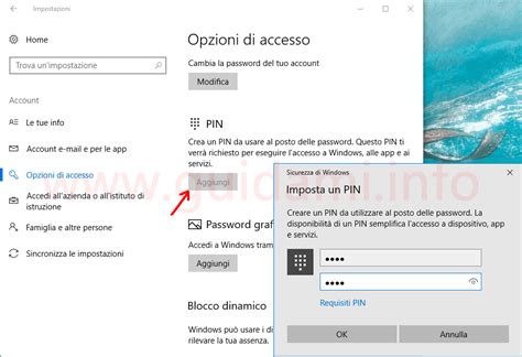 Windows 10 Accedere Allaccount Con Il Pin Al Posto Della