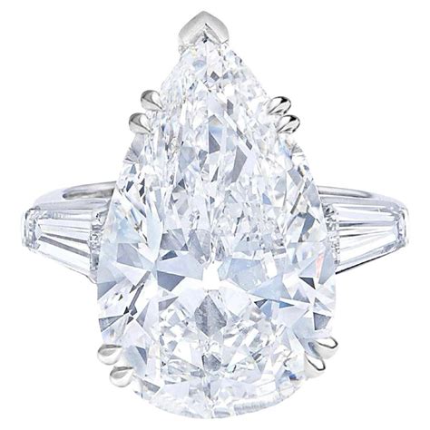 Exceptional Flawless Gia Certified 750 Carat Pear Cut Diamond