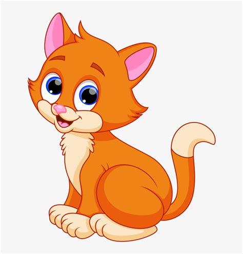 Cartoon Cute Cat On Transparent Background Png Similar Png Off