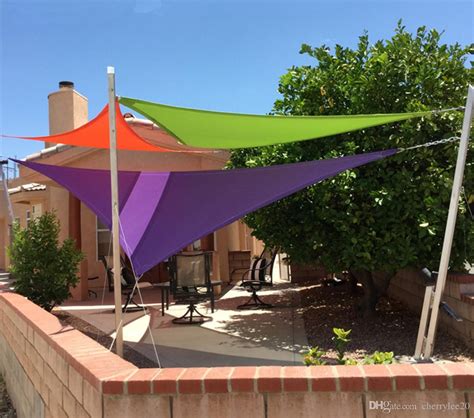 260 gsm reinforced (super ring). 2018 Triangel Shade Sail Sun Shelter 3.6m X 3.6m X 3.6m Uv ...